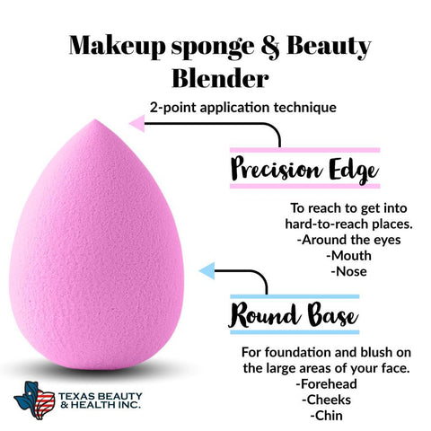 Light Pink Makeup Sponge for Foundation