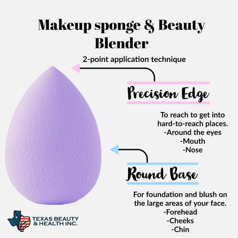 Purple Color Makeup Sponge for Foundation