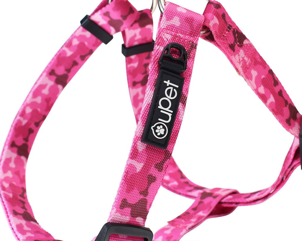 Dog Harness | uPet | Pink Camo