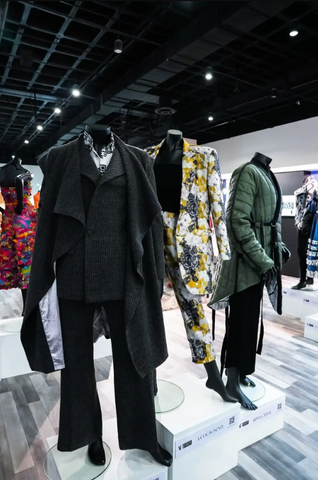 Designs from David Tlale, A Cognosenti and Alpha Climax showcased on the AFI Exhibition during the BIEC Expo at the Sandton Convention Centre.