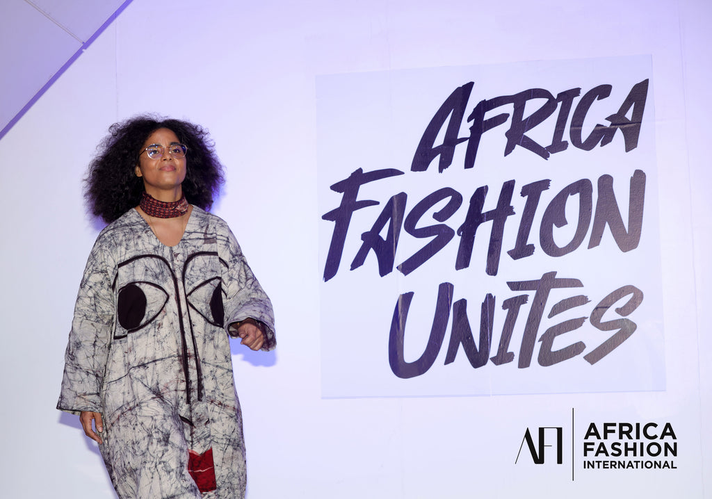 Fashion designer, Laurence Chauvin-Buthaud of Laurence Airline at the AFU Fundraising Fashion Show