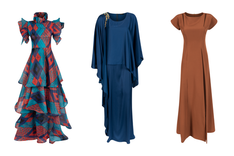 Robes longues de créateurs par Masa Mara, Alia Bare et K. Moraba & Collective