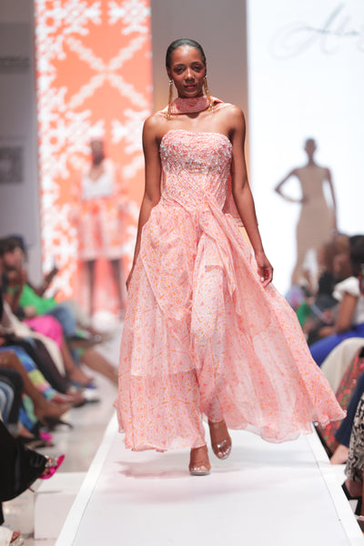 ALIA BARÉ DNA PEACH FUZZ JOBURG FASHION WEEK