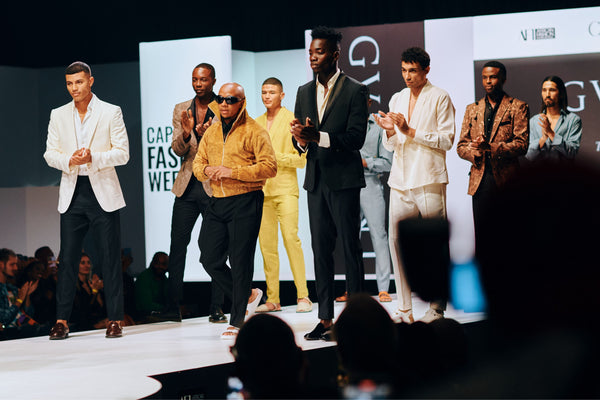 Tshepo Rakale à la Fashion Week de Johannesburg