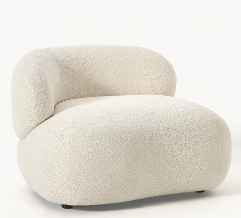 fauteuil blanc bouclettes out