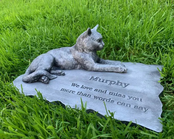 Personalized Cat Memorial Stones