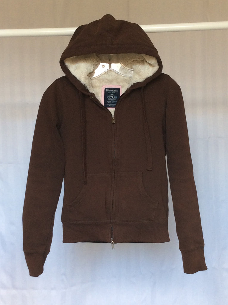 brown hoodie zip up