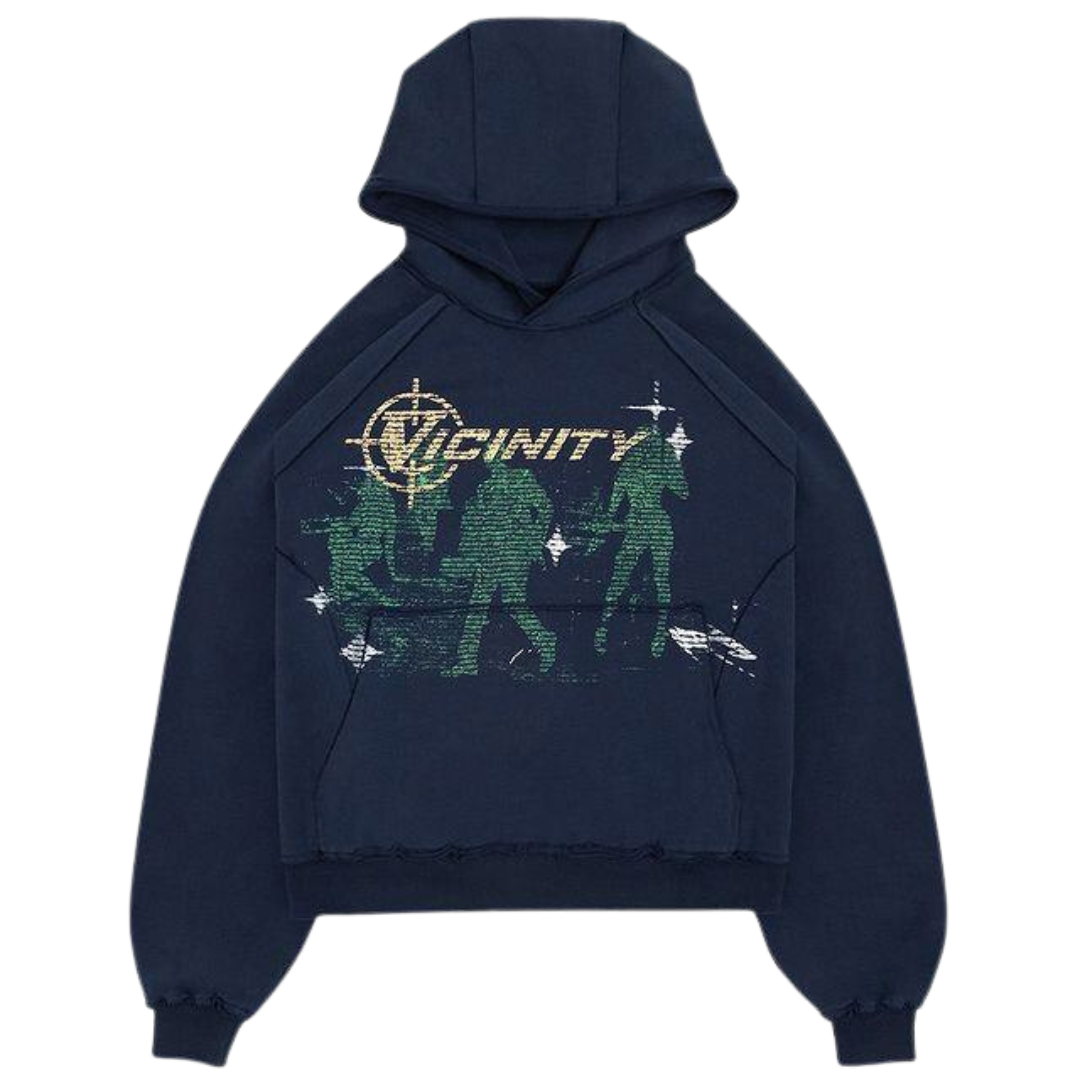 BINARY 2.0 ZIP HOODIE DARK GREEN – VICINITY