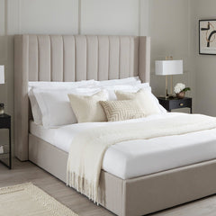 Ascot Ottoman Bed Frame - Cool Taupe – DUSK