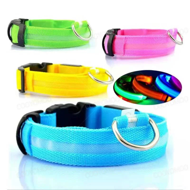 USB Rechargeable LED Dog Collar Adjustable Night Safety Collar for Dogs and Cats - Image 4