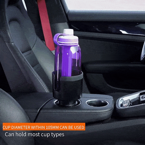 Upgraded Car Cup Holder Expander Adapter with Offset Adjustable