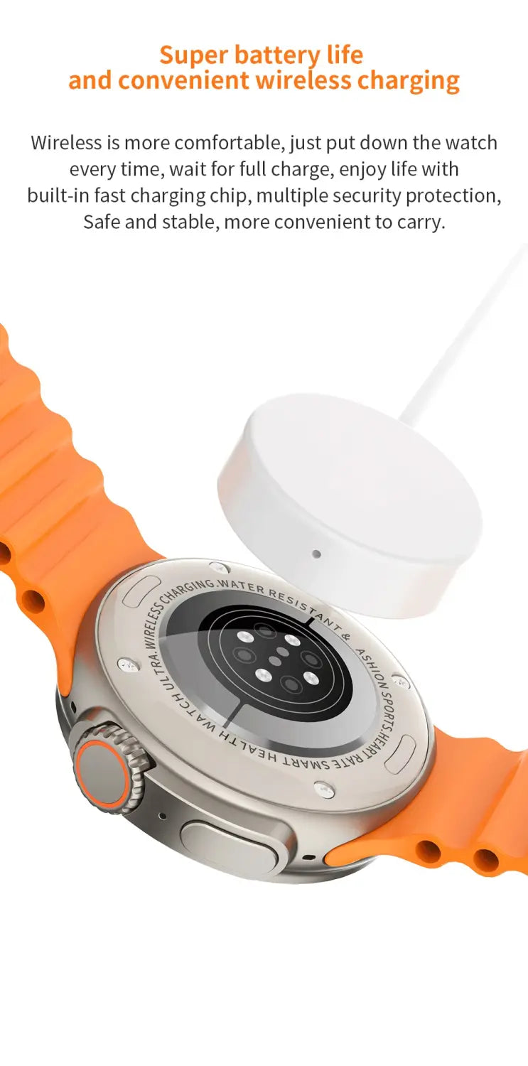 New K9 Smart Watch 1.39 Round Screen Encoder True Screw Clip Wireless Charging NFC Offline And Payment Function