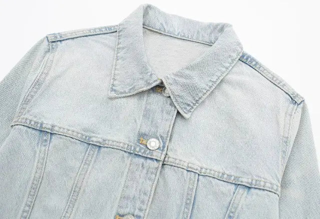 Fashion Women’s Casual Denim Jacket Coat