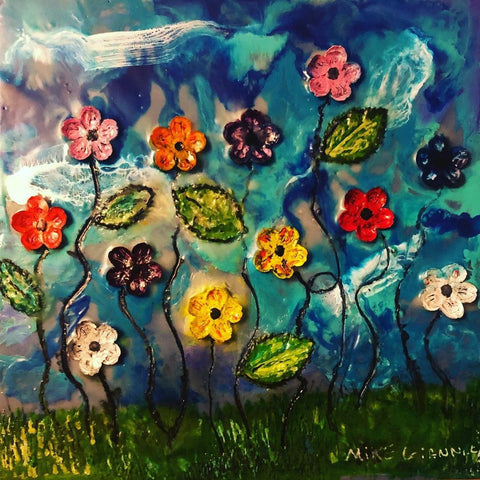 Original Encaustic Painting by Mike Giannella