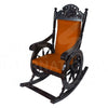 Evergreen Minerva Rocking Chair | Walnut | 12 Colours Available CRUZ INTERNATIONAL
