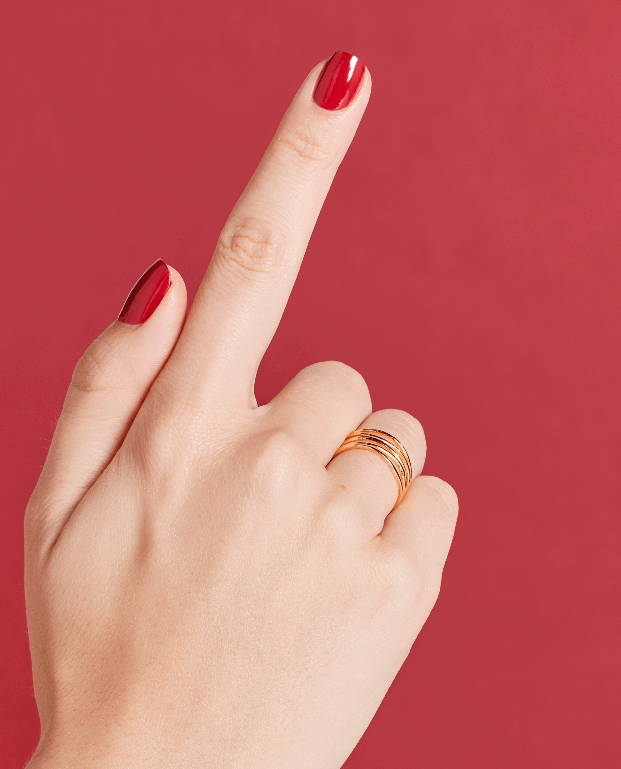 OPI OPI by Popular Vote Red Nail Polish GIF