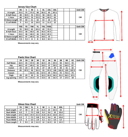 SWS Moto Sizing Guide