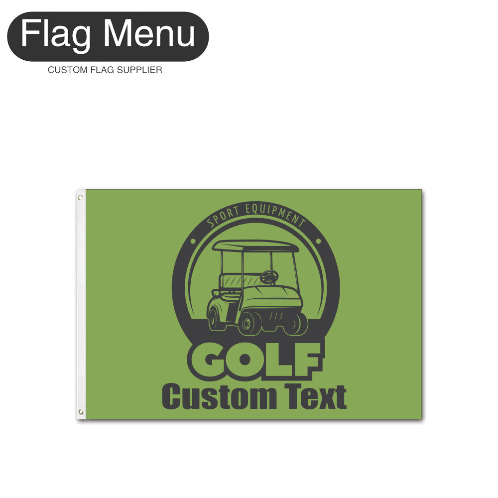 3'x5' Custom Golf Club Flag