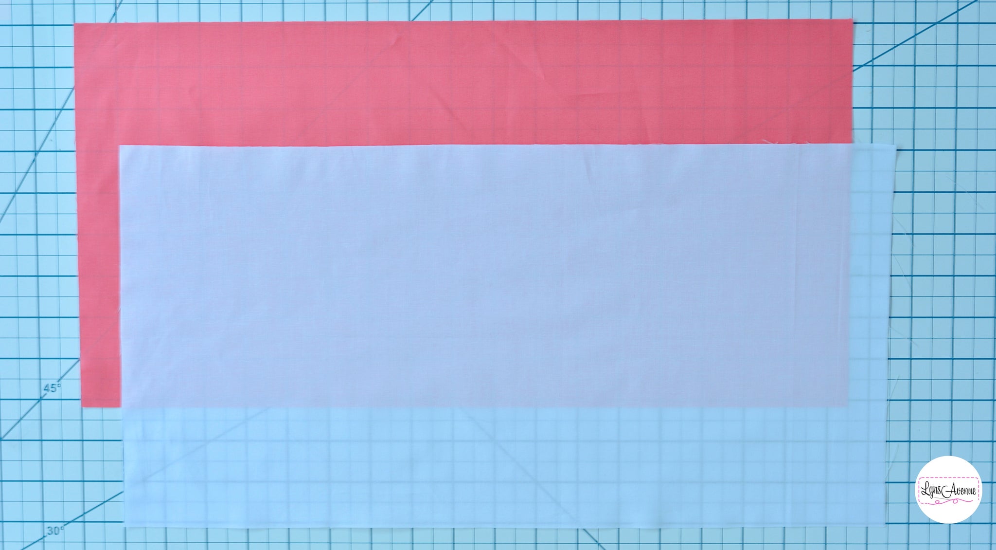 Two rectangle pieces of fabric