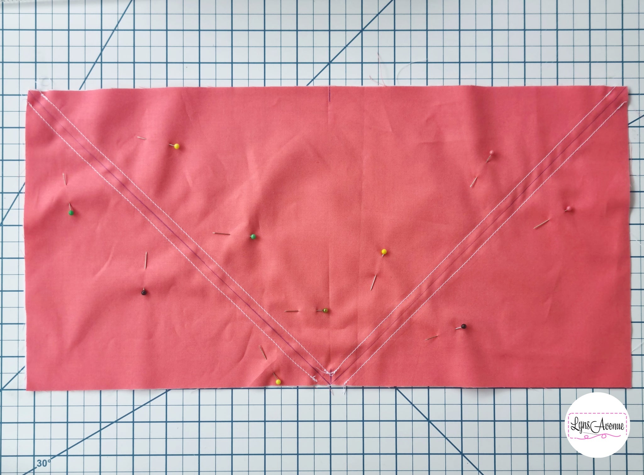 Image of rectangle piece sewn together