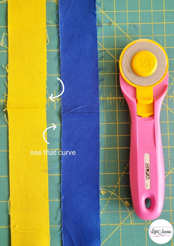 How To Cut Straight WOF Strips