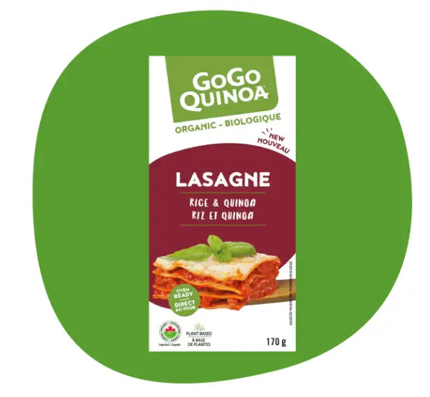 Gogo Quinoa Lasagna Sheets, 170G
