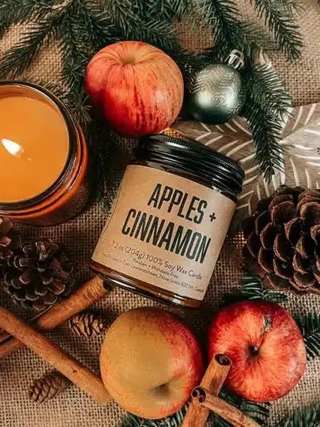 Lawrencetown Candle Co - Apples + Cinnamon, 12.4Oz