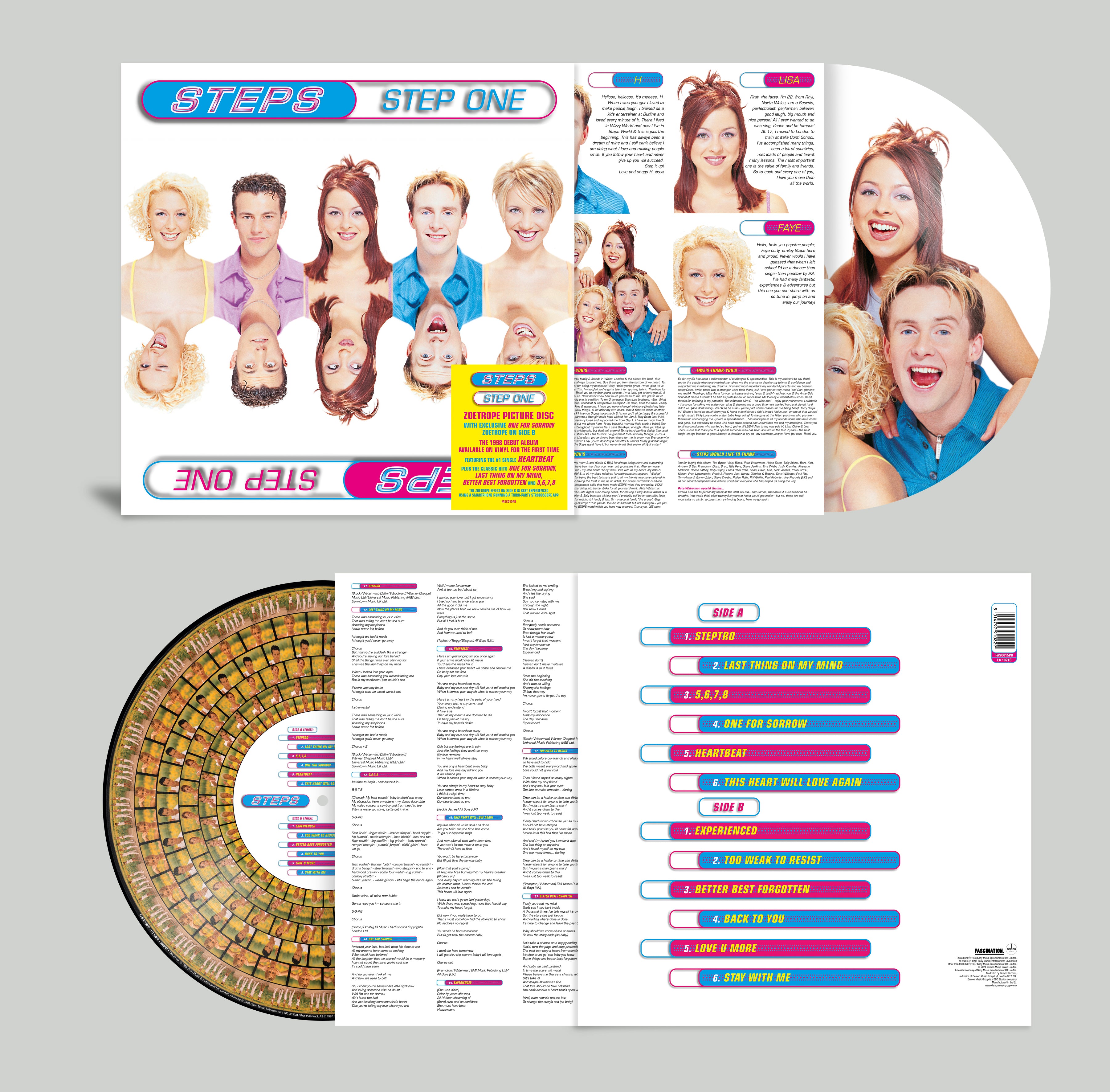 Steps - Step One: Limited Neon Magenta Vinyl LP - Sound of Vinyl