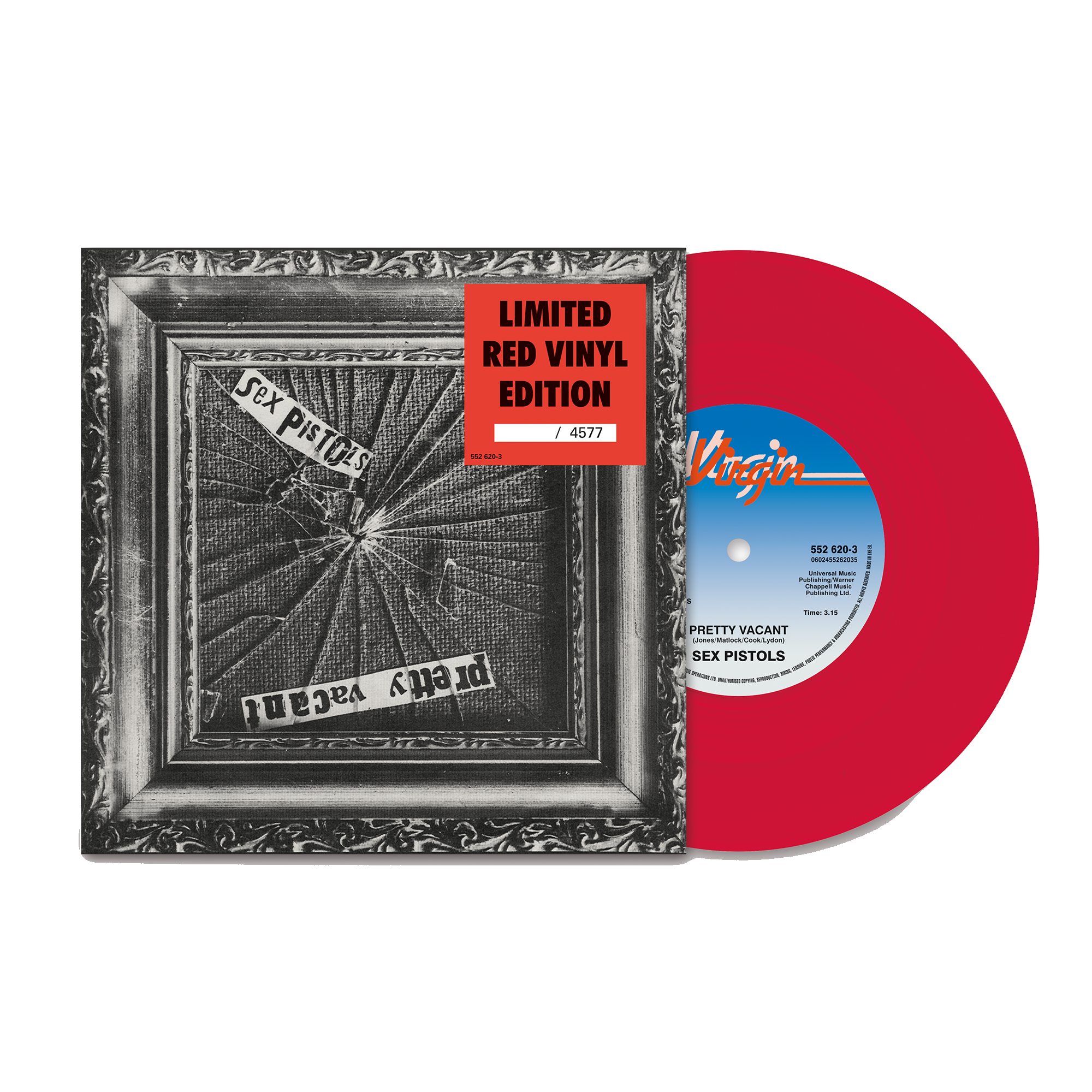 Guns N Roses Appetite for Destruction RED VINYL Framed Vinyl Record 