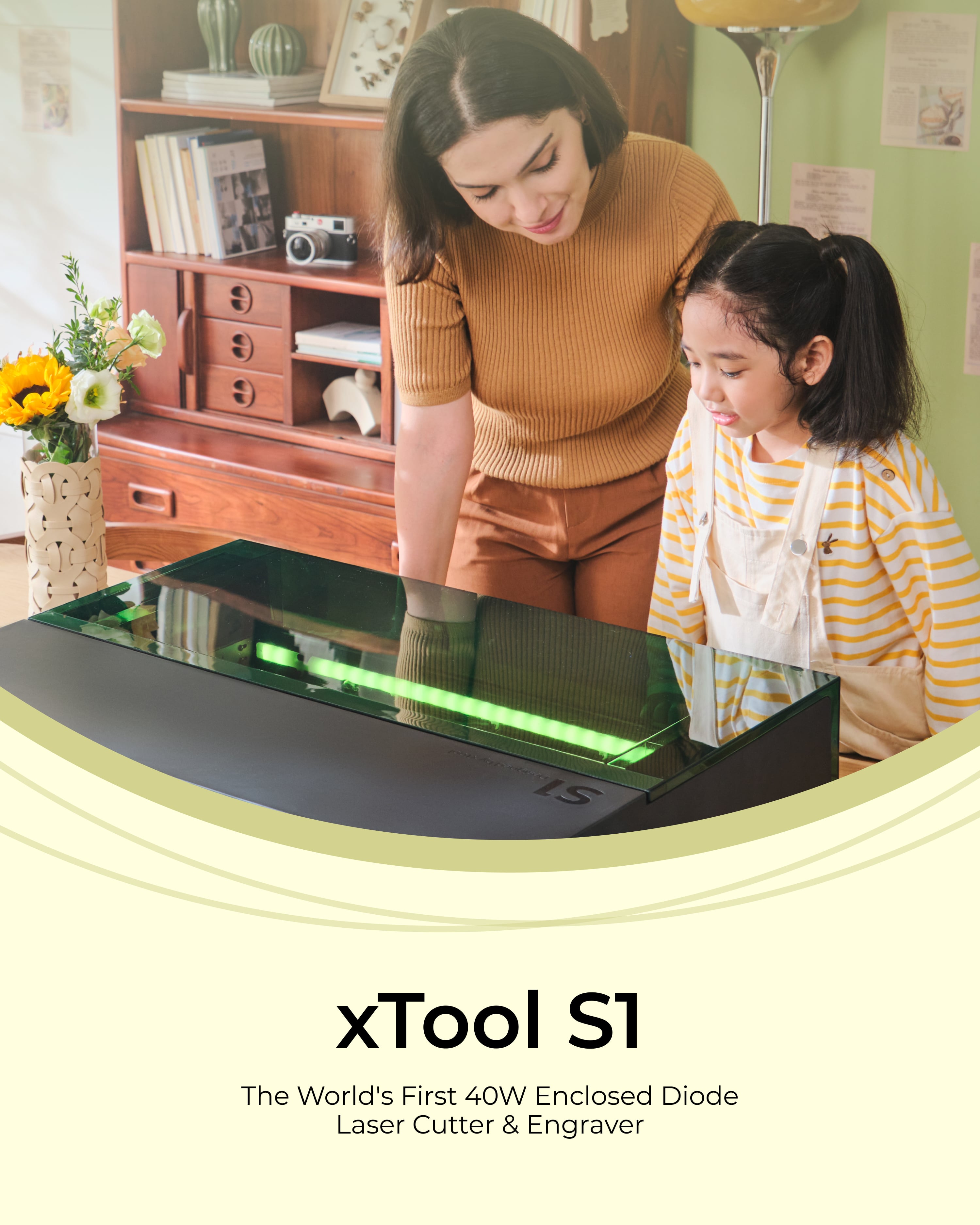 xTool S1 First Appearance! World Best Enclosed Diode Laser Cutter