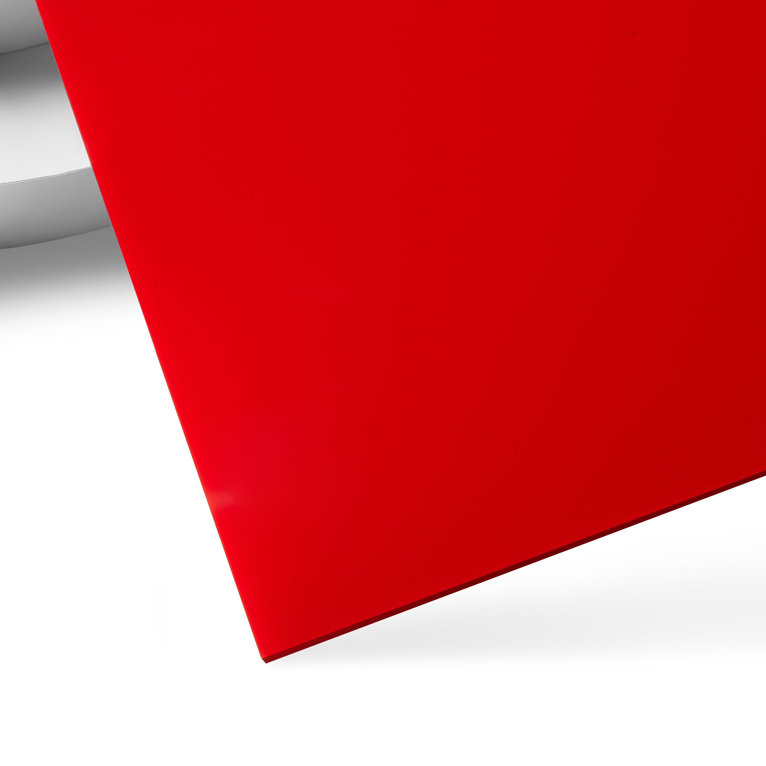 1/8%27%27 Red Opaque Glossy Acrylic Sheet (3pcs)