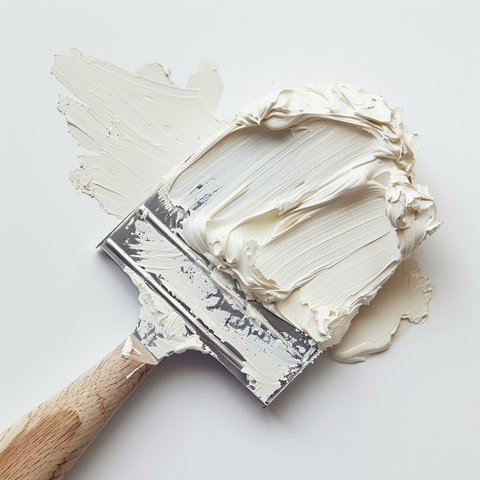 Image Of White Compound Paste On An Appliance Tool