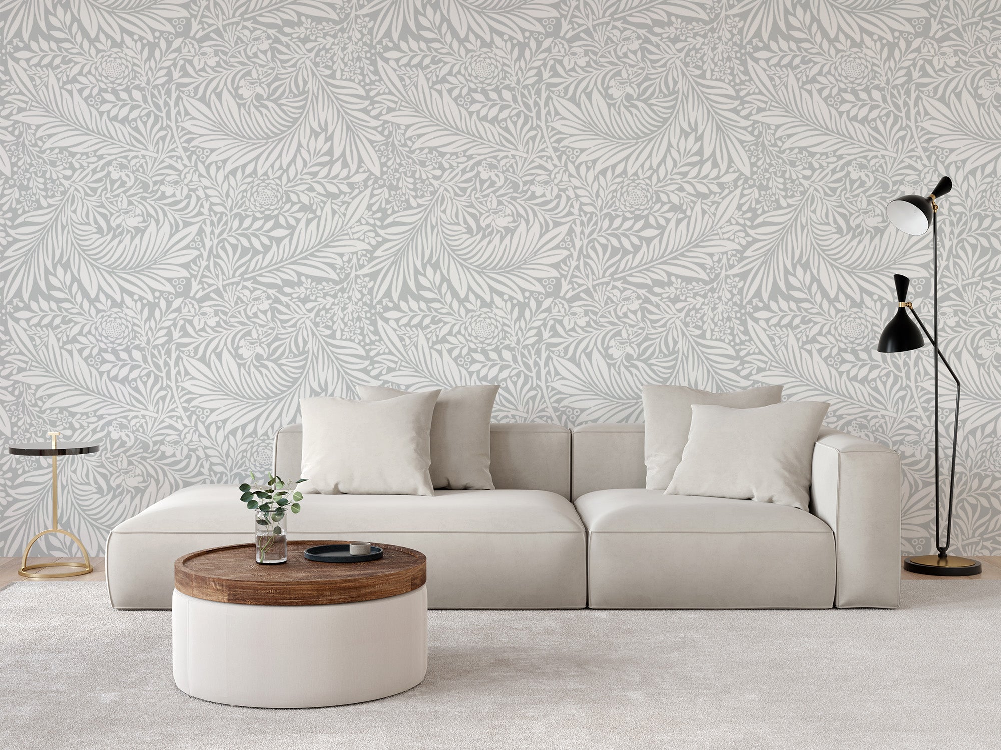 Neutral Monstera Leaf Wallpaper | Peel & Paper