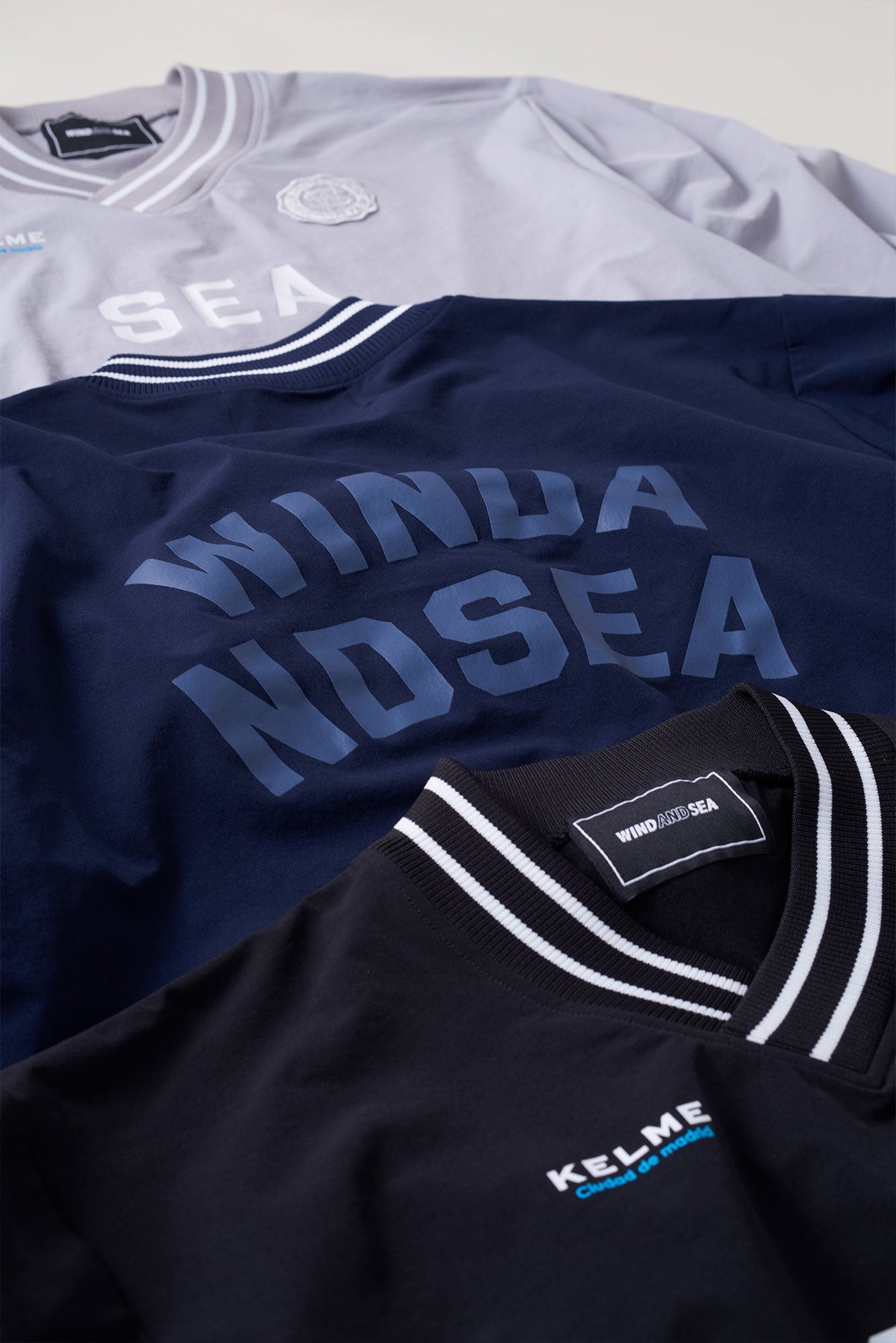 KELME×WIND AND SEA CREW NECK SWEAT