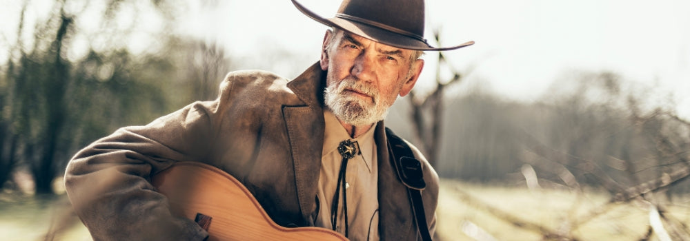 Cowboy singer guitar