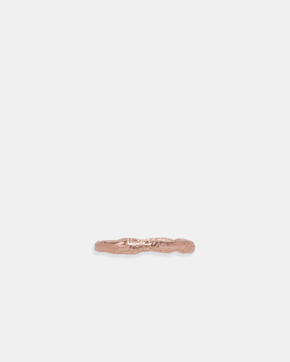 Eliska Bread Crust Ring, rose gold