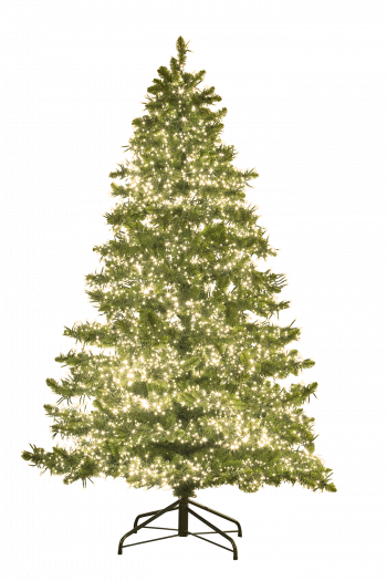 7ft(213cm) Green Oxford Christmas Tree with LED Lights (LTCGO7M)