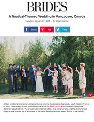FEATURED IN BRIDES MAGAZINE | Vancouver Designer Hrissa of Elika In Love 