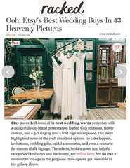 ETSY PRESS | Vancouver's Wedding Dress Designer featured in Etsy Weddings for RACKED