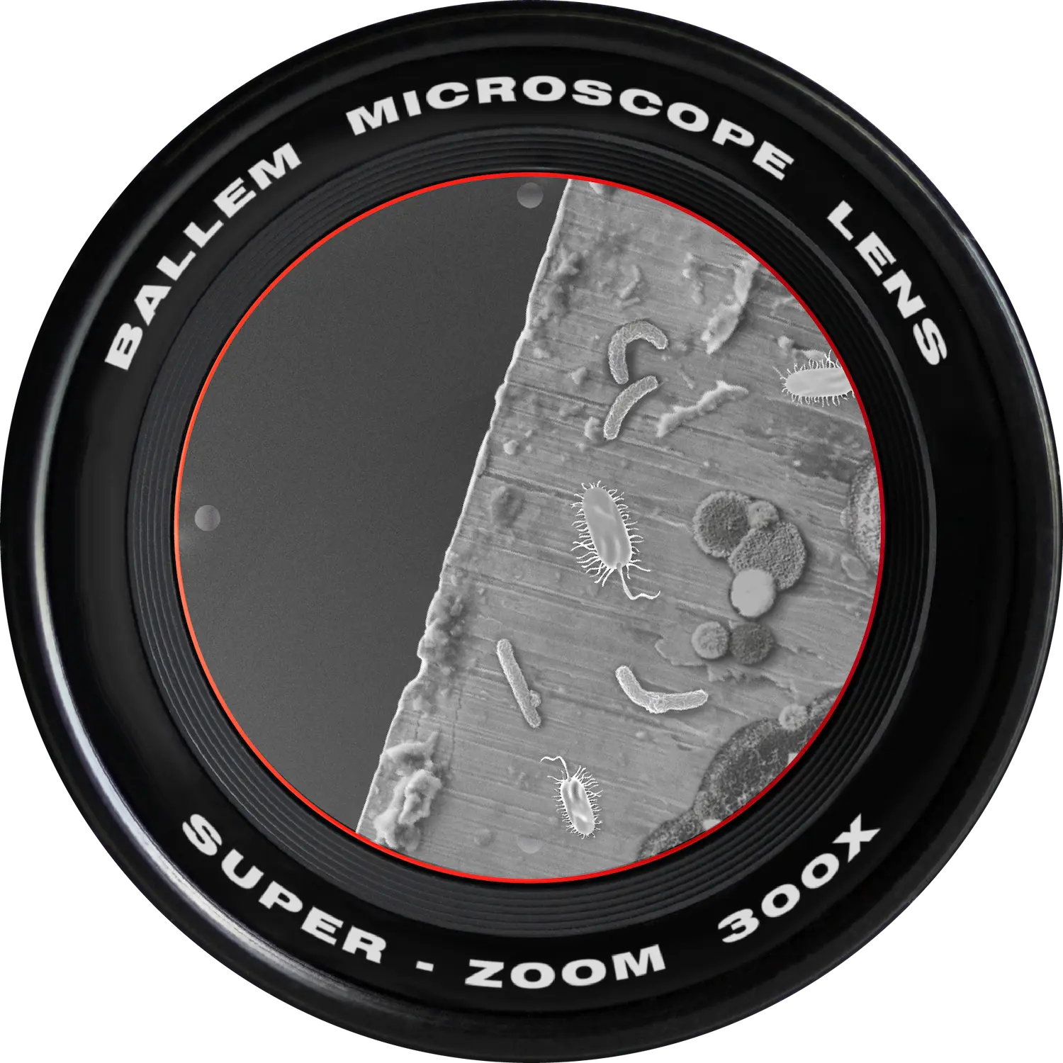 Ingrandimento lama Ballem al microscopio
