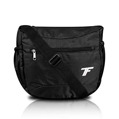 Fashion Track Black Sling Bag