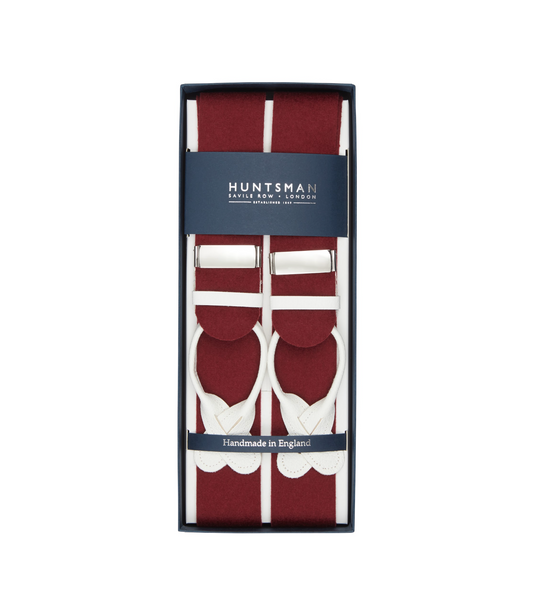 Black Boxcloth Braces – Huntsman Savile Row