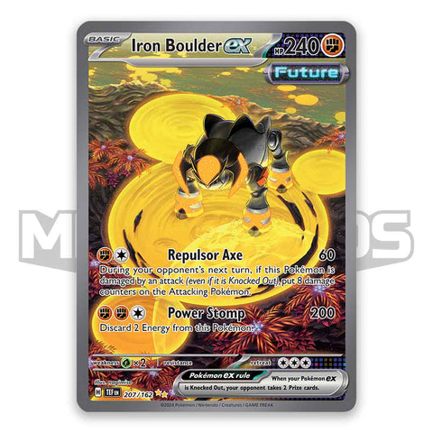 Pokemon temporal forces iron boulder ex special illustration rare