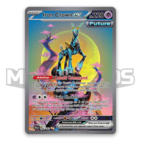 Pokemon temporal forces iron crown ex special illustration rare