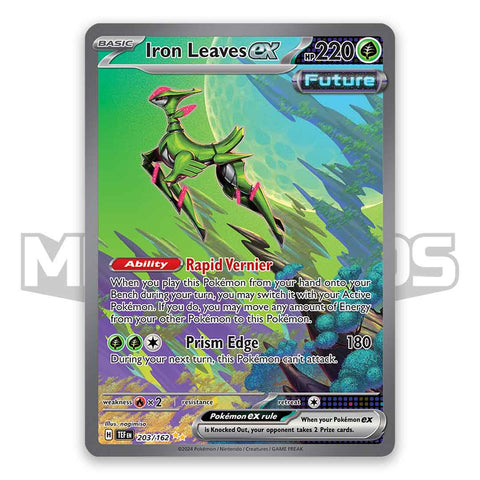 Pokemon temporal forces Iron Leaves ex special illustration rare