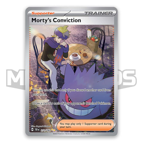 Pokemon temporal force morty's conviction special illustration rare