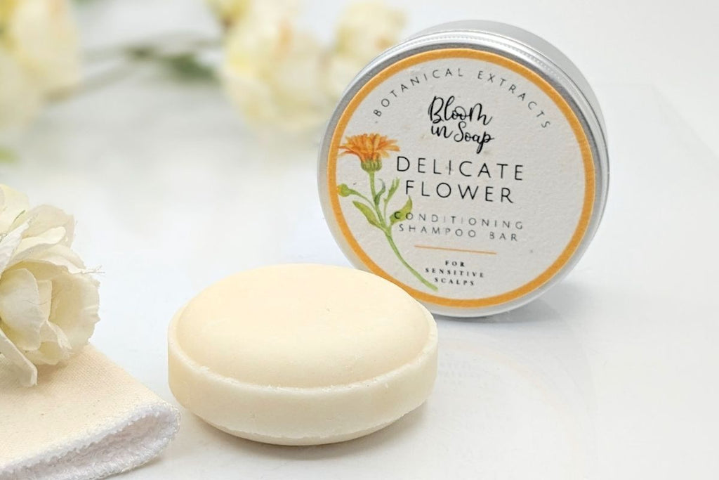 Delicate Flower unscented conditioning shampoo bar