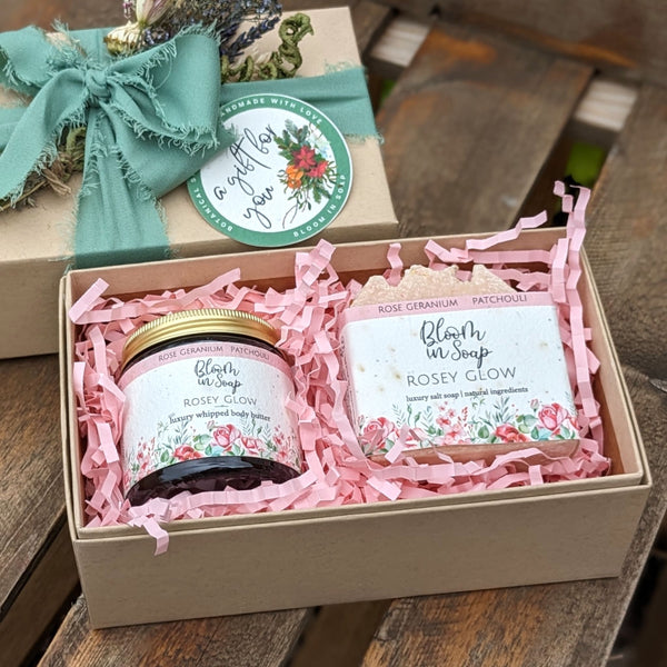 Body butter gift set from Bloom In Soap