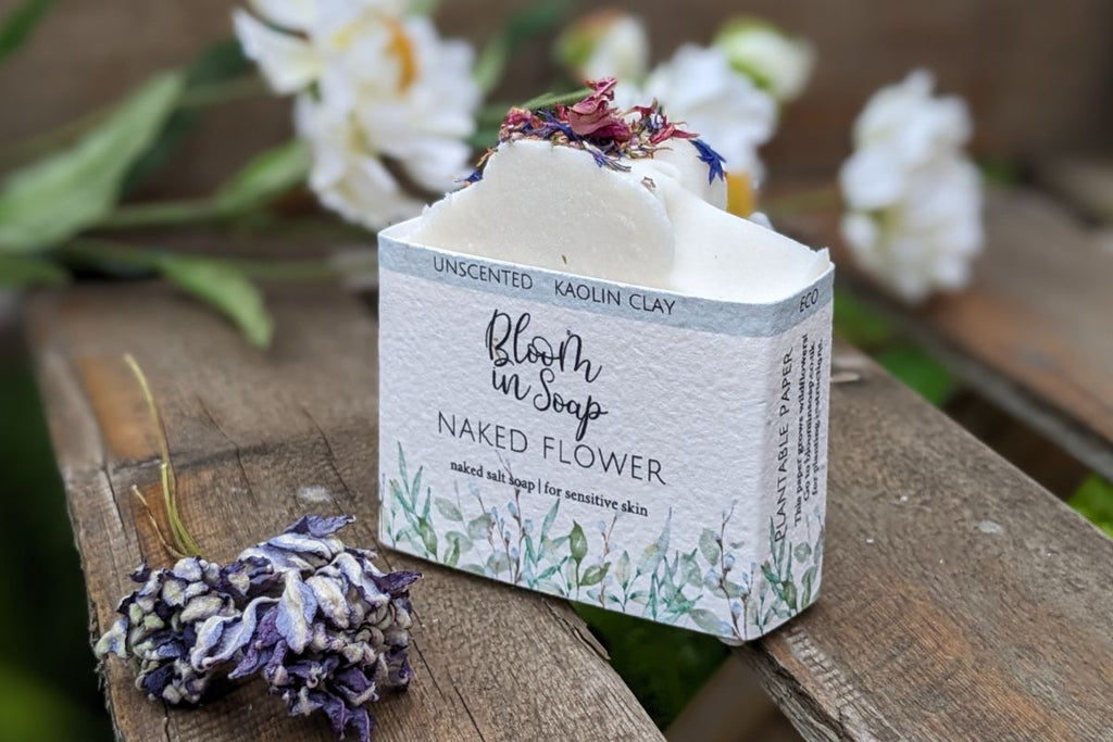 Naked Flower sensitive skin soap