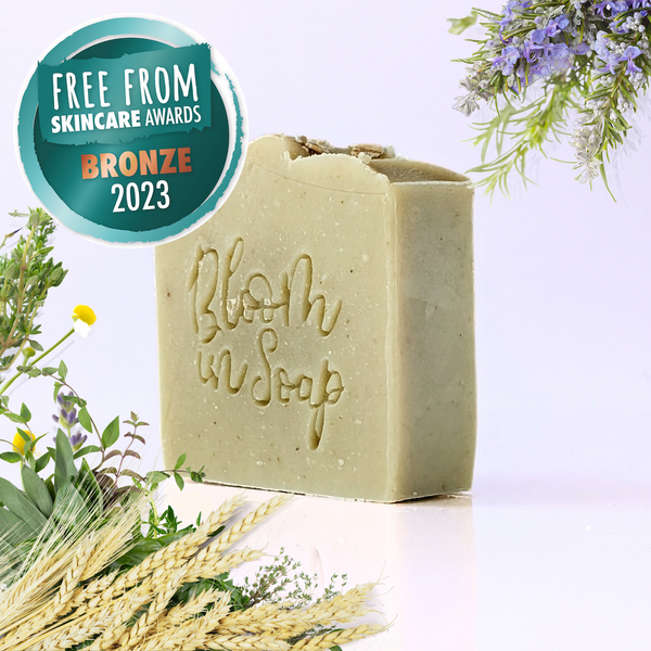 Award-winning oatmeal soap from Bloom In Soap